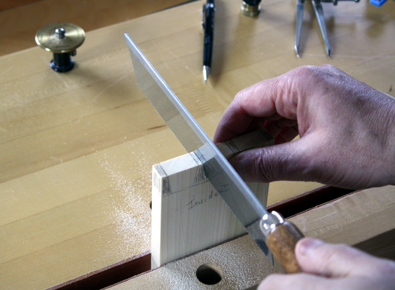 Dovetail Sawing