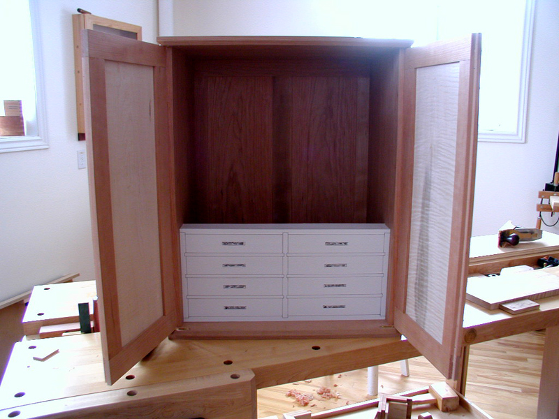 Display Cabinet Drawer Mockup